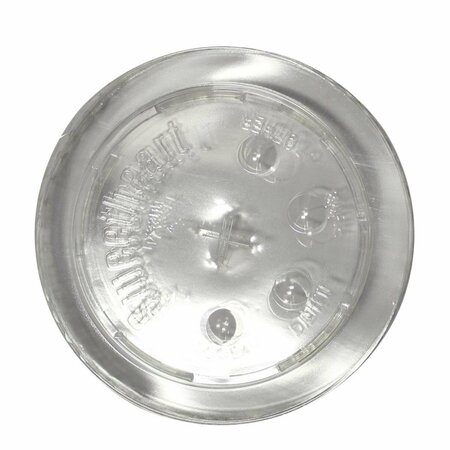 FABRI-KAL LCX33B PE 32 oz Clear X Slot Lid for KC32 Cup, 960PK LCX33B  (PE)